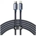 Кабель Baseus Crystal Shine Series Fast Charging Data Cable Type-C to Lightning 20W 2 м Чорний