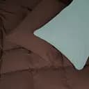 Комплект постільної білизни MirSon Menthol-Brown 143x210 см ментолово-коричневий (2200009661396)