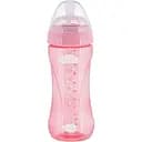 Дитяча пляшечка Nuvita 6052 Mimic Cool антиколікова 4+ 330 мл рожева NV6052PINK