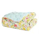 Двостороннє покривало Ideia Стиль Cube квіти та м'ята 210 х 140 см (8-32403)