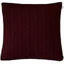 Наволочка в'язана Прованс Soft 45х45 см бордова (11698)