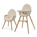 Стульчик для кормления 2 в 1 Kinderkraft Fini 2 Beige (KHFINI02BEG0000)