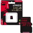Карта пам'яті Kingston MicroSDXC 64GB UHS-I A1 Class 10