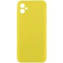 Чохол Lakshmi Silicone Cover Full Camera AA для Samsung Galaxy A06 Жовтий/Flash