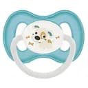 Пустышка латексная Canpol Babies Bunny&Company, круглая, 6-18 мес., бирюзовый (23/278_tur)