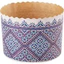 Форма для выпечки кулича Добрик Пасхальна бумажная 11х8.5 см