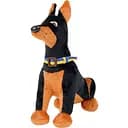 Іграшка плюшева WP Merchandise Доберман Зевс у патріотичному нашийнику