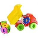 Машинка Doloni Смайлик №40 13585 оранжевый с желтым.