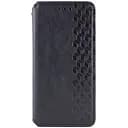 Шкіряний чохол-книжка GETMAN Cubic (PU) для Motorola Moto G85 Чорний