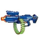 Автомат ZC 7136, синій, 40 м'яких патронів, акумулятор 7.4V, автоматична стрільба, звук