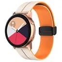 Силіконовий ремінець Classy для Smart Watch 20mm White / Orange