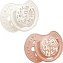 Пустышка LOVI Blossom силиконовая динамическая 0-3 мес. 2 шт. бежевая (22/921girl)