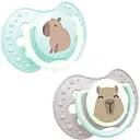 Пустышка силиконовая динамическая LOVI CapiChill 6-18 месяцев 2 шт. голубая (22/933boy)