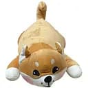 Детская мягкая игрушка Акита-ину Bambi L1125(Brown) с пледом 60 см