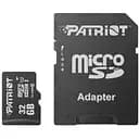 Карта пам'яті microSDHC Patriot 32 Gb UHS-I class 10 з адаптером PSF32GMCSDHC10