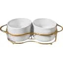 Набір салатників Led Arabia на металевій підставці 9 см 2 шт. (B010802)