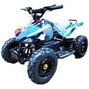 Электромобиль детский Corso Квадроцикл RS-177066 на аккумуляторе синий с принтом