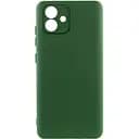 Чохол Getman TPU Liquid Silk Full Camera для Samsung Galaxy A05 Зелений/Dark green