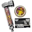 Курильна трубка + гриндер для подрібнення тютюну HL-YD-305 Гомер Сімпсон Silver (16620)