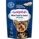 М'ясний корм для собак Леопольд Рагу с птицей в соусе 100 г