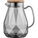 Кувшин с крышкой Ardesto Graphite 1500 мл боросиликатное стекло бамбук серый (AR2615SGB)