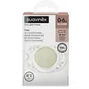 Пустушка фізіологічна Suavinex Poetry 0-6 місяців світло-зелена з малюнком (308931)