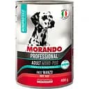 Консервований корм для дорослих собак Morando Professional паштет з яловичиною 400 г