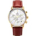 Чоловічий водонепроникний наручний годинник Royal London 41396-03 кварцовий із шкіряним ремінцем