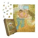 Дерев'яний фігурний пазл Любовний Танок, А5, Дерев'яна коробка 35 елементів