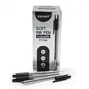 Ручка масляная Piano, 0.7 мм, черная, Soft Ink Pen, 50 шт.