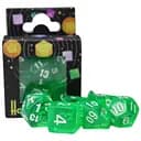 Набор кубиков Transparent 7 Dice Set - Green , 7 шт. (g7dtran05)