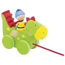 Деревянная каталка Goki Рыцарь на драконе (54930G)