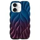 Чохол Epik TPU Leaf для Apple iPhone 16, 6.1 Navy Blue/Plum
