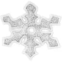 Наклейка новогодняя для окон House of Seasons Снежинка 10 см серебристая в ассортименте (8718861423426SILVER)