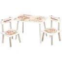 Детский столик M 501-29 Медвежонок для творчества и обучения детей разноцветный