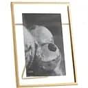 Фоторамка J-Line металлическая со стеклом 10х15 см золотая (8126)