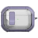 Футляр протиударний Locking Button для навушників Airpods Pro Light Purple