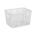 Кошик Violet House Ажур White, 7 л, білий (0502 №2 Ажур W б/кр. 7 л)