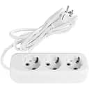 Мережевий подовжувач Titanum Standart Х3 White із заземленням 3 м (TF-ES316G-3W)