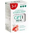 Набір вологого корму для стерилізованих кішок та кастрованих котів Optimeal з індичкою та курячим філе в соусі 340 г (4 шт. по 85 г)