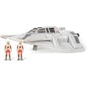 Игровая коллекционная фигурка Star Wars Micro Galaxy Squadron Snowspeeder (Luke Skywalker) 12.5 см (SWJ0023)