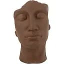 Кашпо J-Line у формі обличчя людини коричневого кольору 38 см (53169)