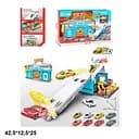 Паркінг-трек з металевими машинками 2 шт., 42.5x12.5x25 см, MH-194