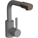 Змішувач кухонний Platinum 8530 поворотний одноважільний з нержавіючої сталі сірий металік (000032592)