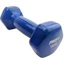 Гантель Maxlend M 0289 з вініловим покриттям 1 кг Синя