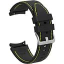 Браслет RLine для Samsung Galaxy Watch 5 - чорно-жовтий ширина кріплення 20мм силікон Watchbands (W45-1WB74101323)