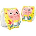 Надувні нарукавники з котиками Intex 56665 від 1-3 років. Розміром 20х15 см