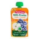 Пюре Plasmon Merenda 100% Frutta Яблоко и голубика с витаминами 100 г