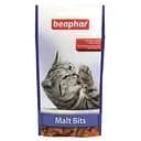 Подушечки Beaphar Malt Bits вкусные и полезные для кошек с мальт-пастой 150 г