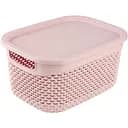 Корзина Ucsan Drop прямоугольная с крышкой 3.3 л пурпурно-розовая (116200.1)
